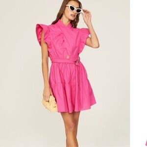 Derek lam pink mini dress